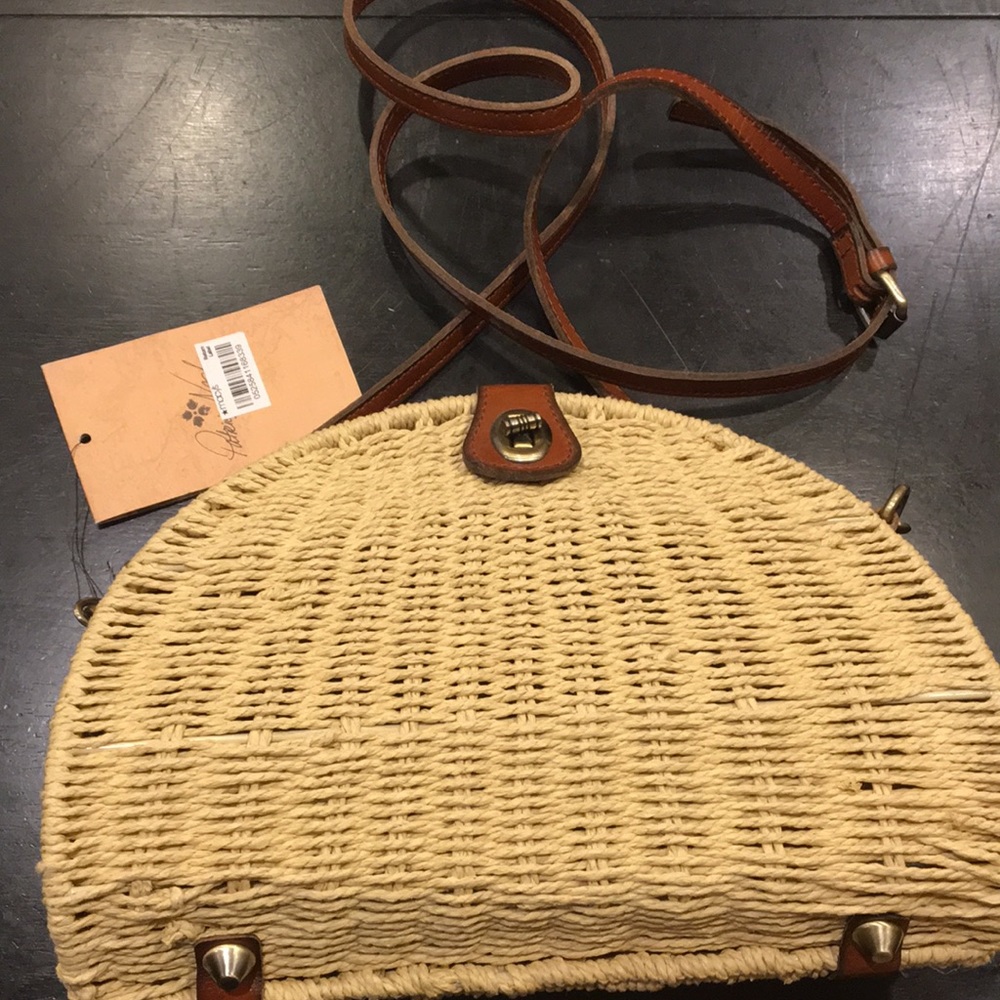 New with tags, Patricia Nash vintage style wicker purse.